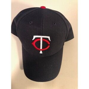 Minnesota Twins Hat Cap Strap Back Mens MLB Baseball Twins Enterprise Blue